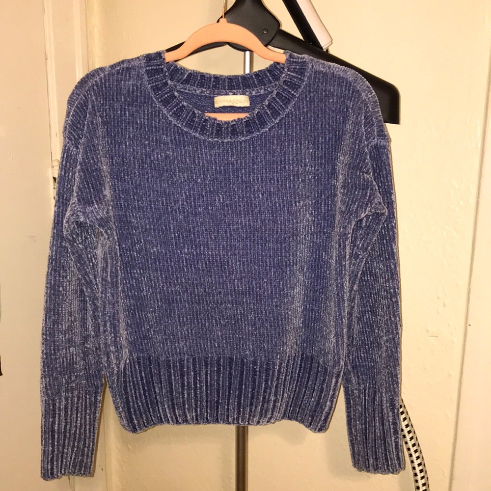 Cynthia Rowley Cozy Baby Blue Sweater